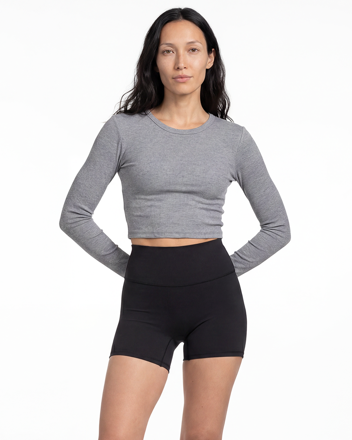The Baby Rib Long Sleeve - Heather