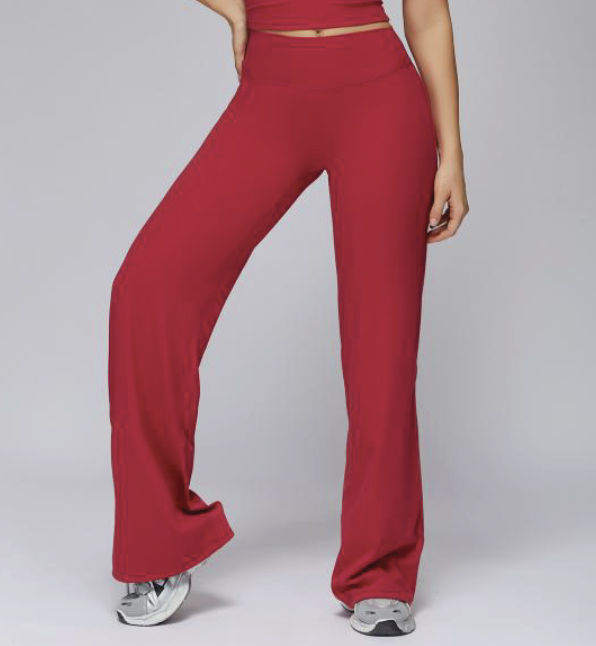 The Baseline Flared Legging - Cherry