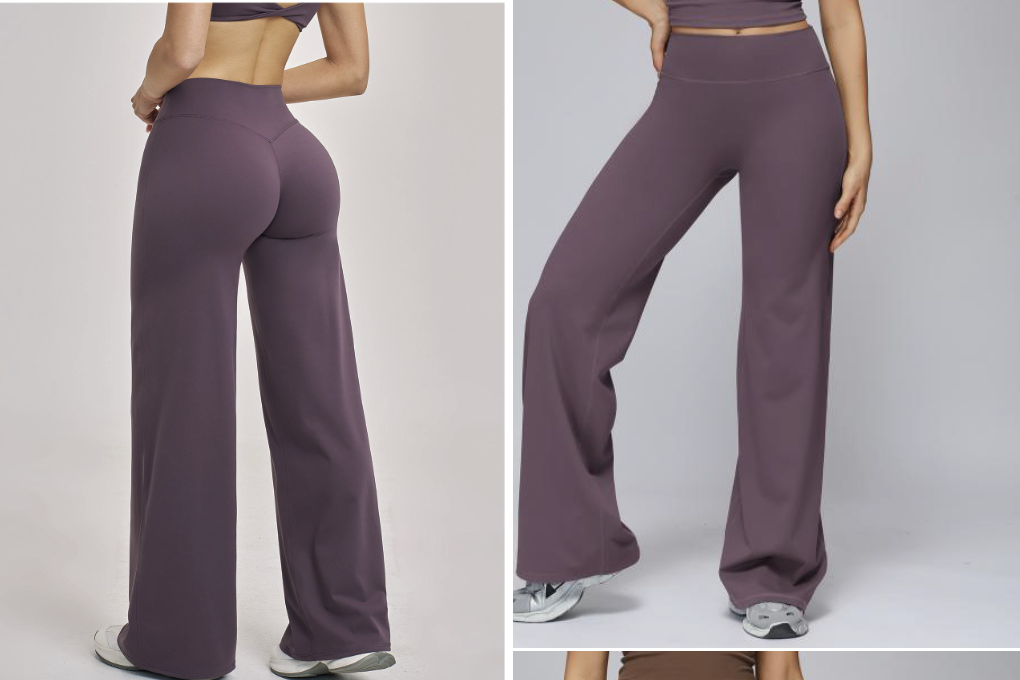 The Baseline Flared Legging - Muted Purple