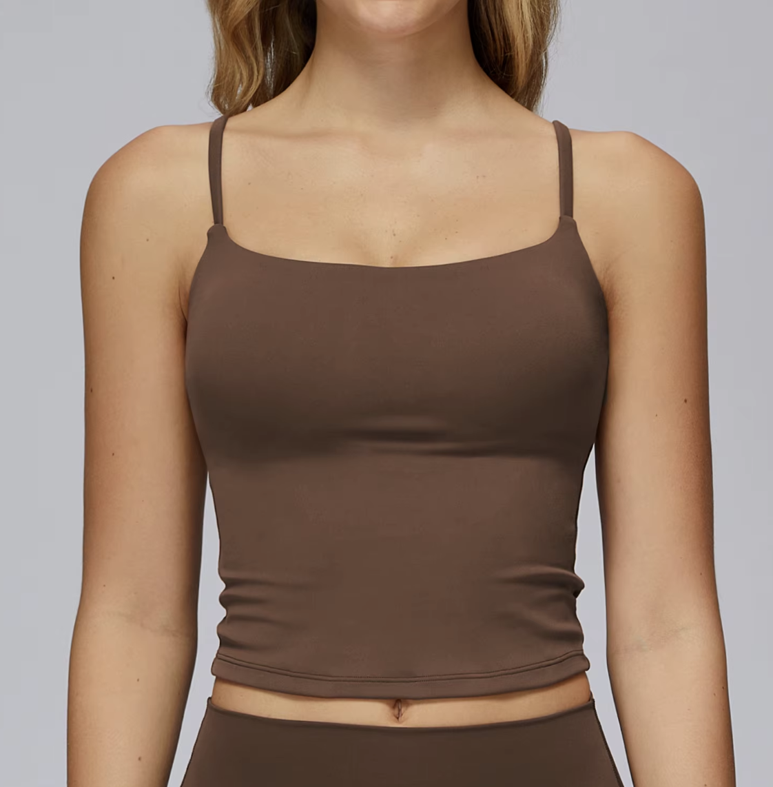 The Baseline Tank Top - Brown