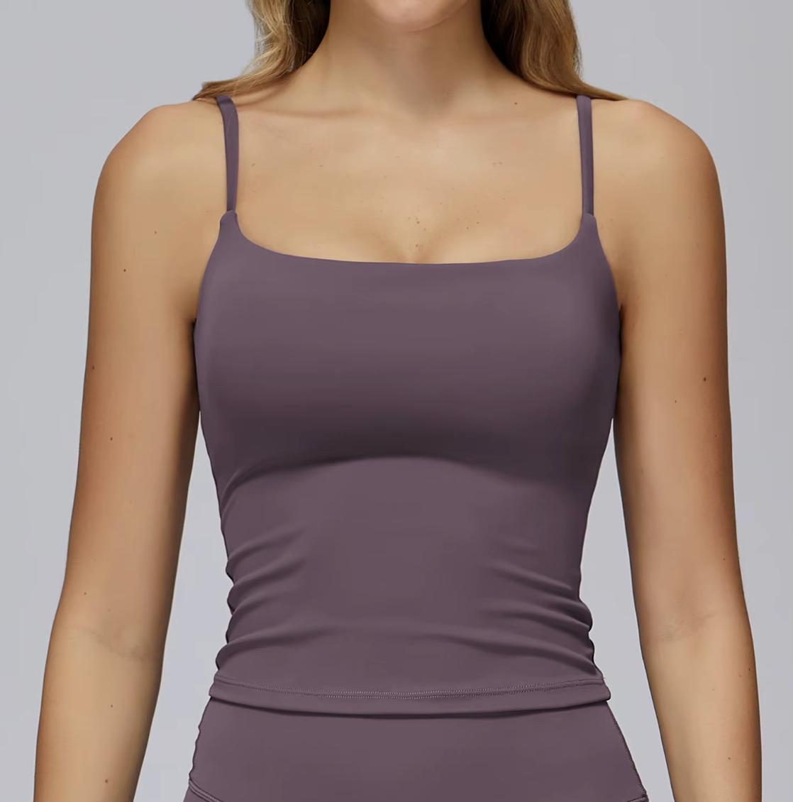 The Baseline Tank Top - Muted Purple