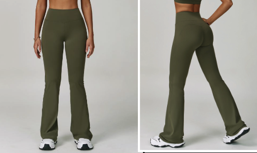 The Basic Flared Legging - Army