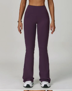 The Basic Flared Legging - Plum