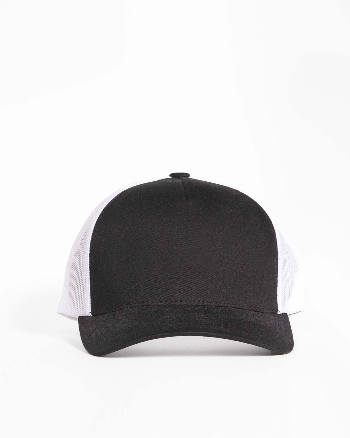 The 5 Panel Trucker - Black / White