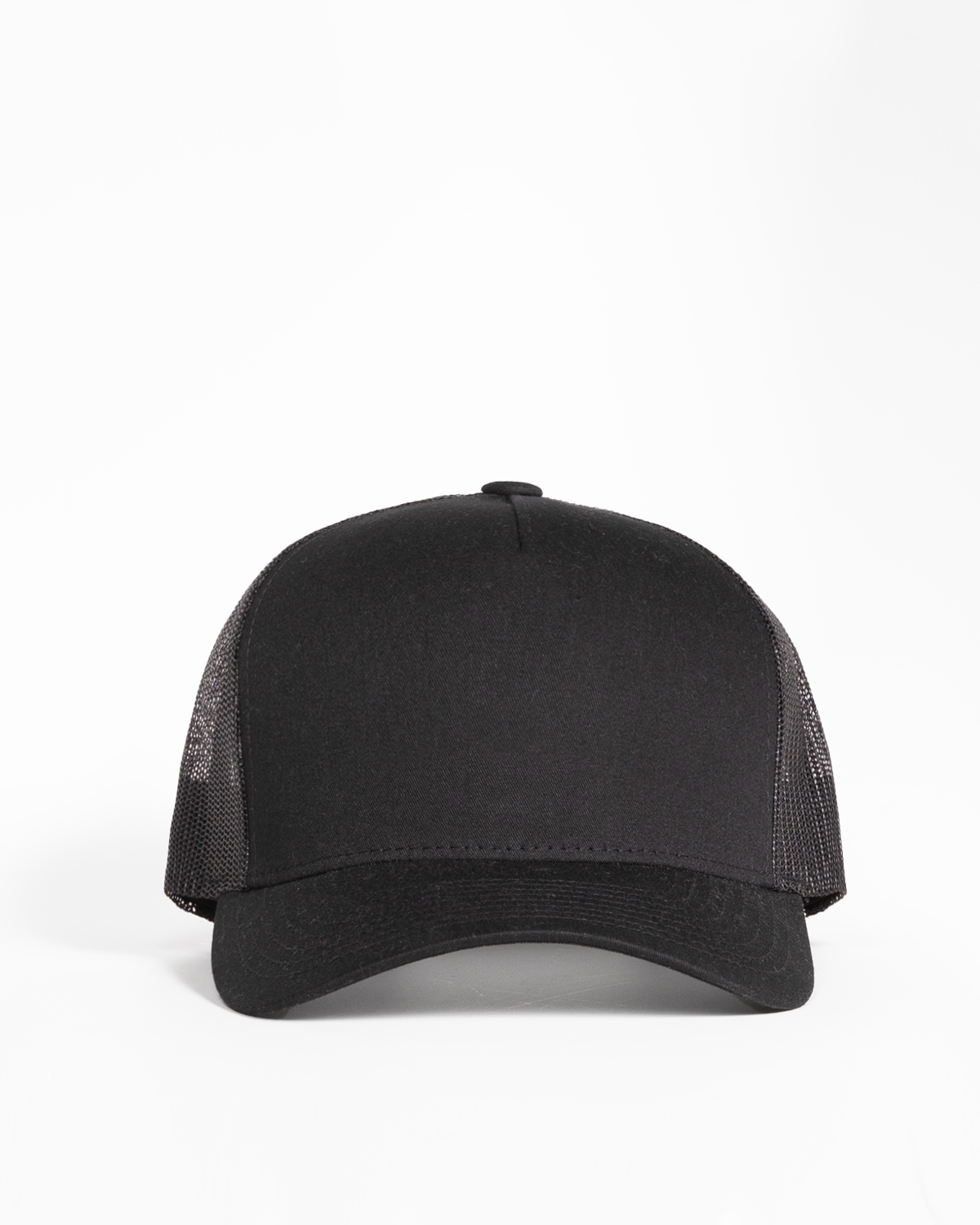 The 5 Panel Trucker - Black