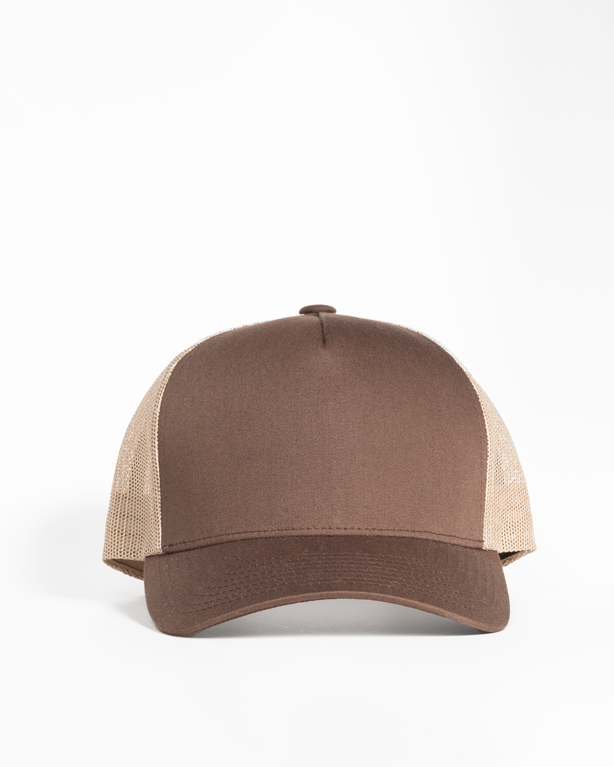 The 5 Panel Trucker - Brown / Khaki