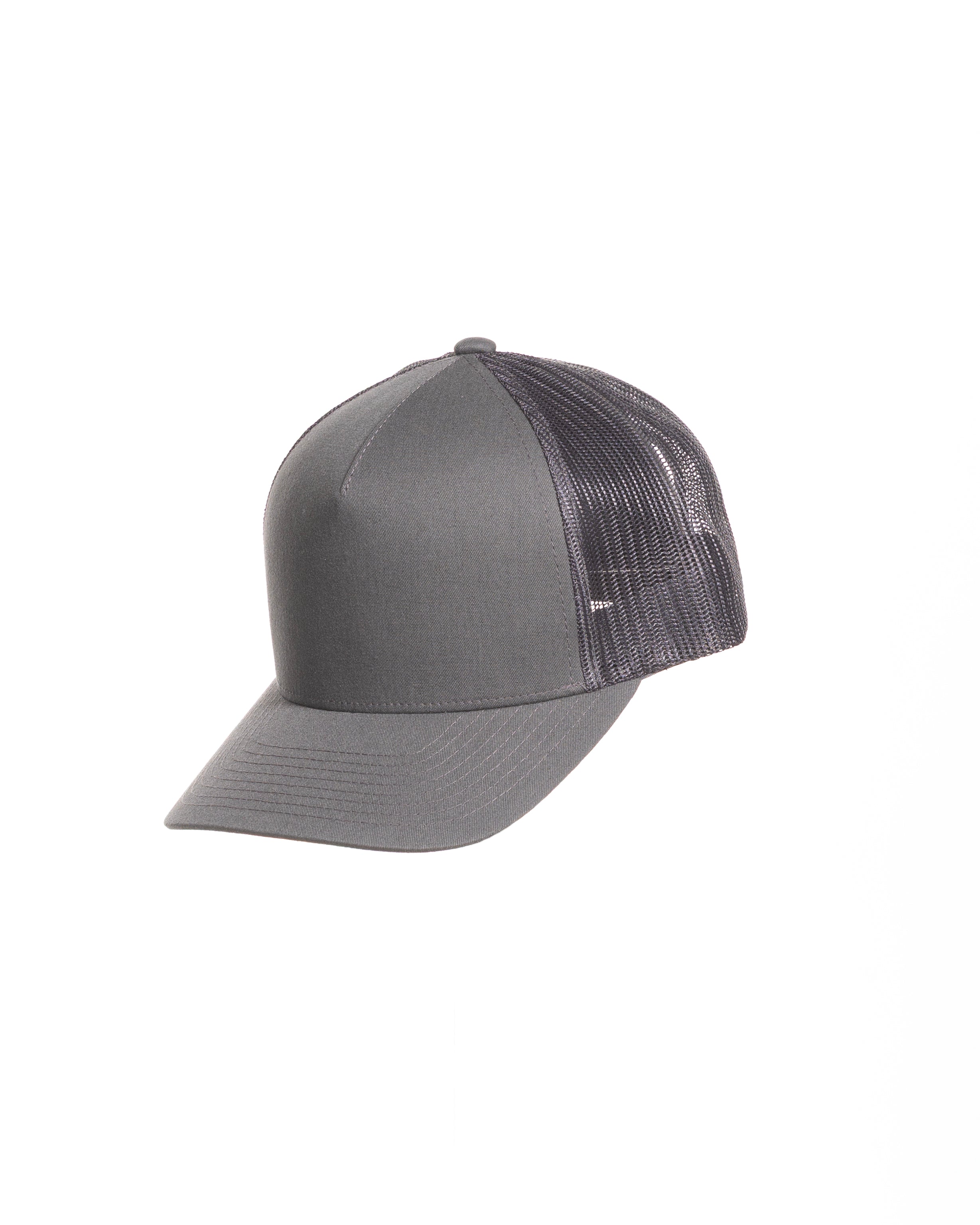 The 5 Panel Trucker - Charcoal