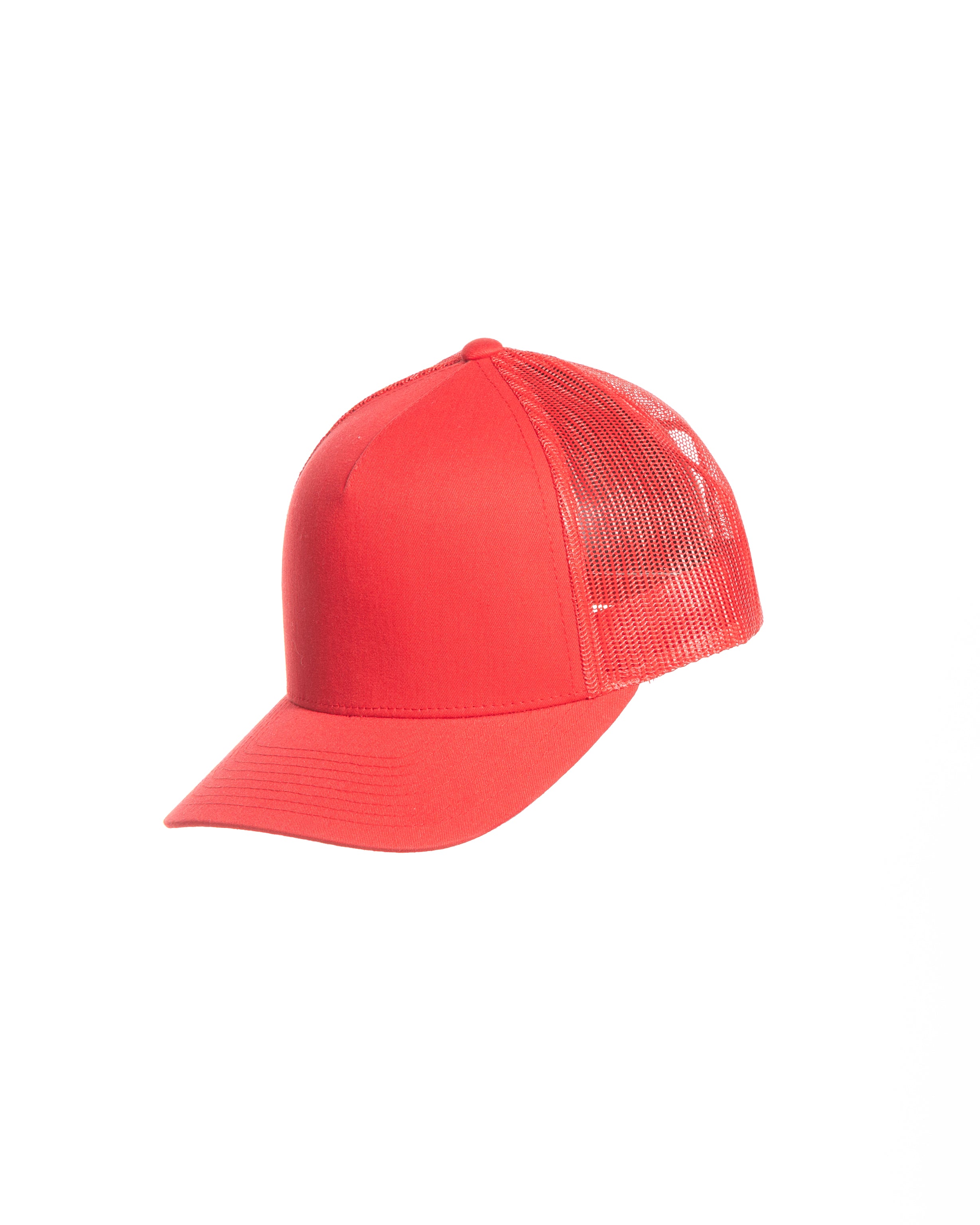 The 5 Panel Trucker - Red