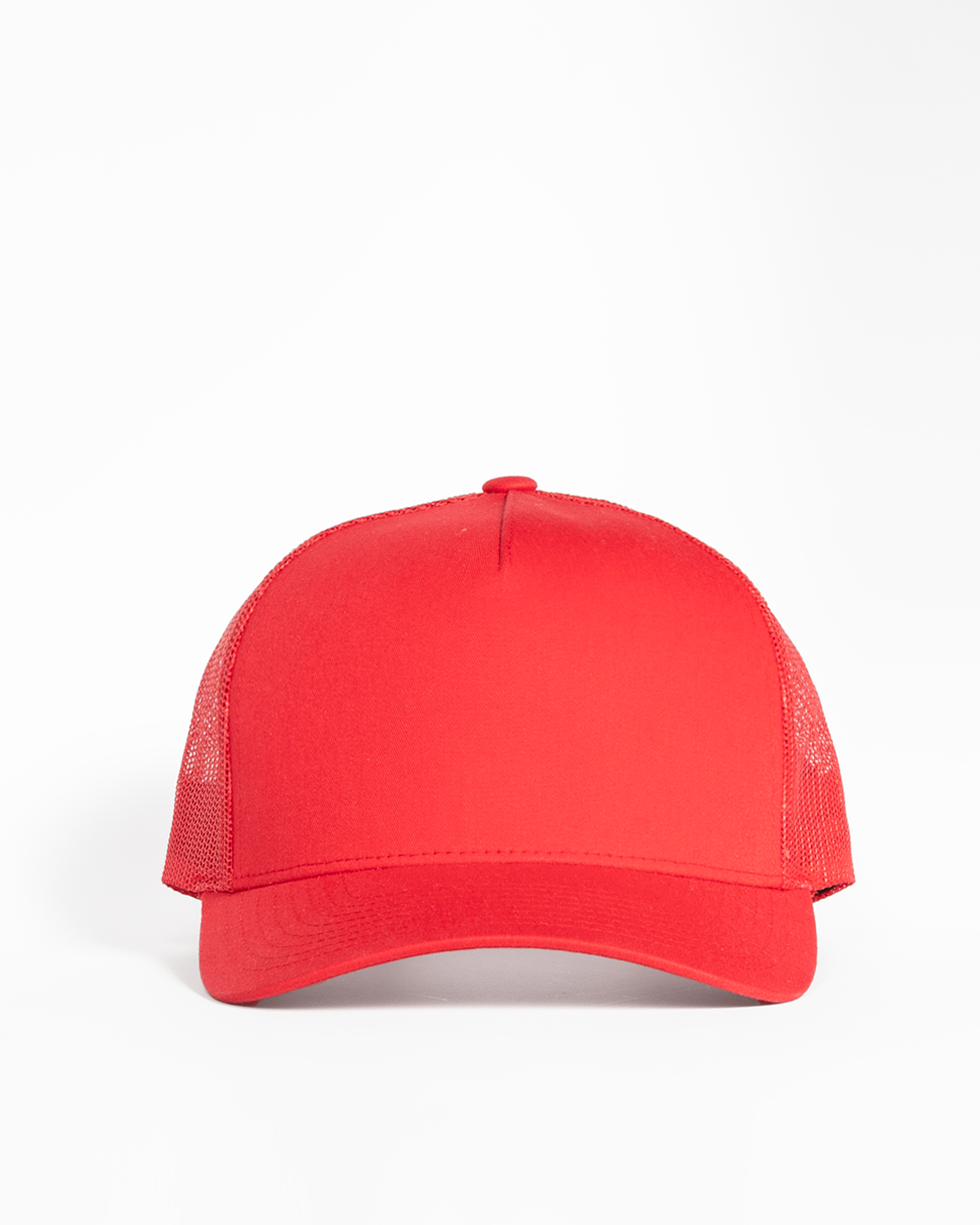 The 5 Panel Trucker - Red